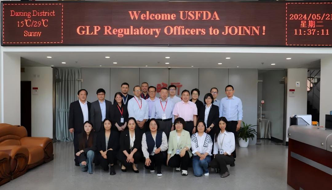 JOINN(Beijing) successfully passed the US FDA GLP inspection